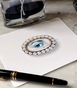 The Lover's Eye- Pearl- Pack of Note Cards - Qty 8