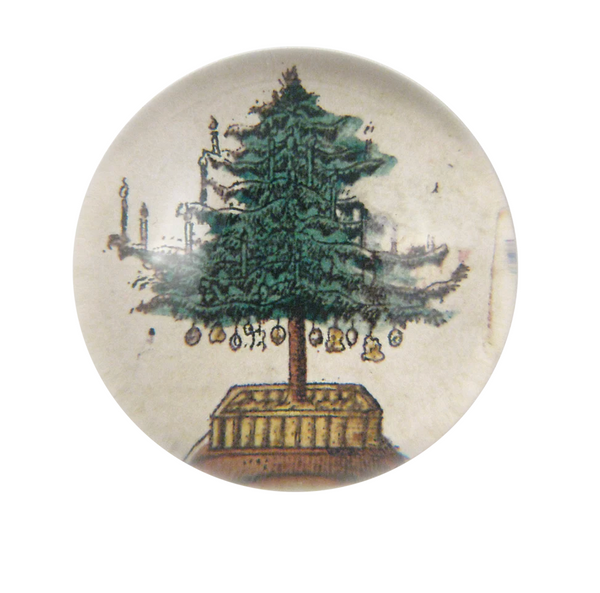 Holiday Tree Dome Paperweight