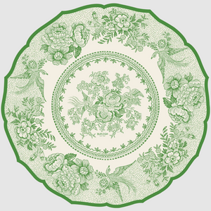 Green Asiatic Pheasants Die-Cut Paper Placemats