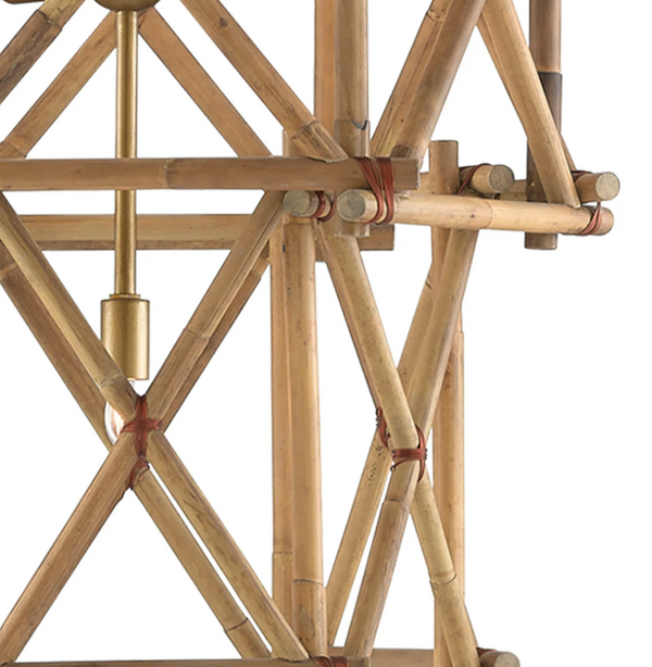 Bamboo Four Tiered  Chandelier