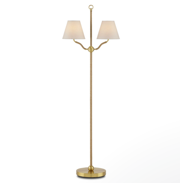 Double Mini Shade Floor Lamp