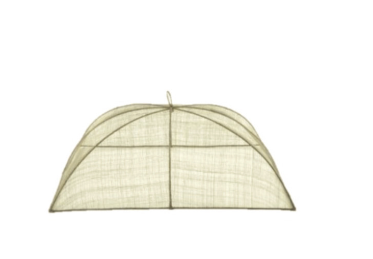 Abaca Mesh Rectangular Food Cover