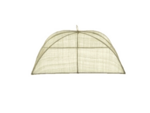 Abaca Mesh Rectangular Food Cover