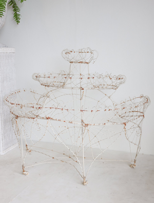 Antique 3 Tiered Plant Stand