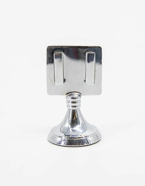 Chrome Place Card Holder